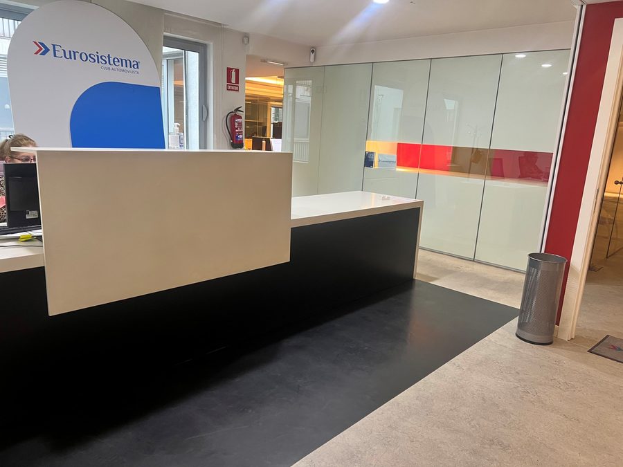 Recepción de las oficinas de Eurosistema en Madrid